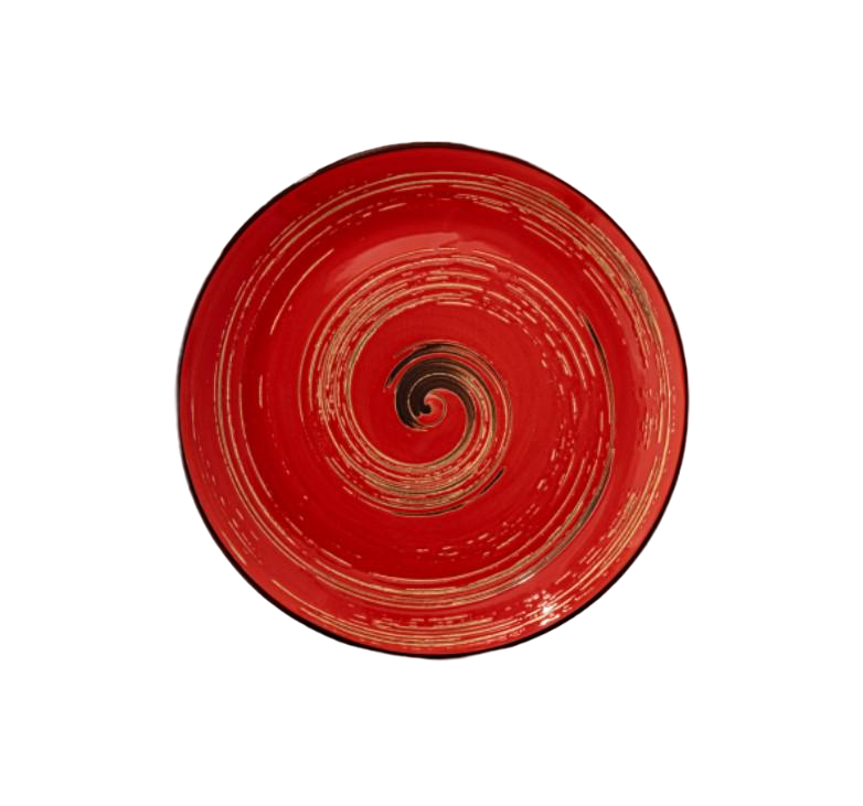 Тарелка Wilmax Spiral Red 25,5 см (WL-669214)