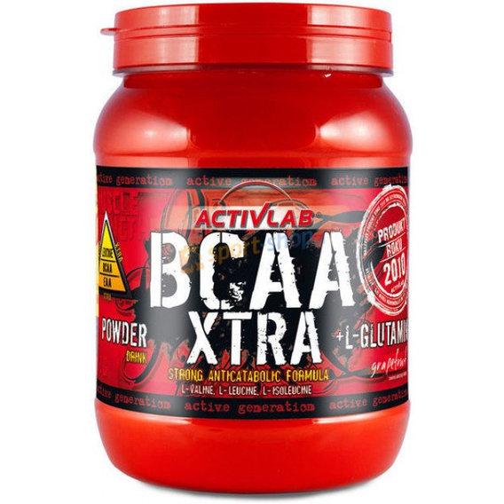 Аминокислота BCAA для спорта Activlab BCAA Xtra Powder +L-Glutamine 500 г 50 порций Black Currant
