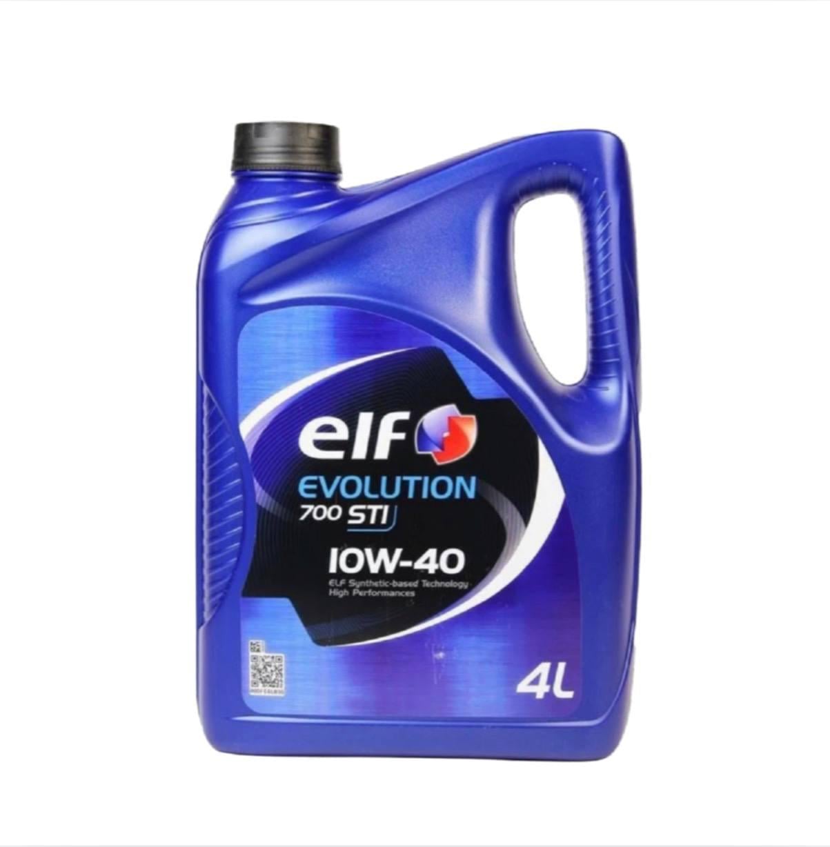 Моторное масло Elf Evolution 700 STI 10W-40 полусинтетическое 4 л