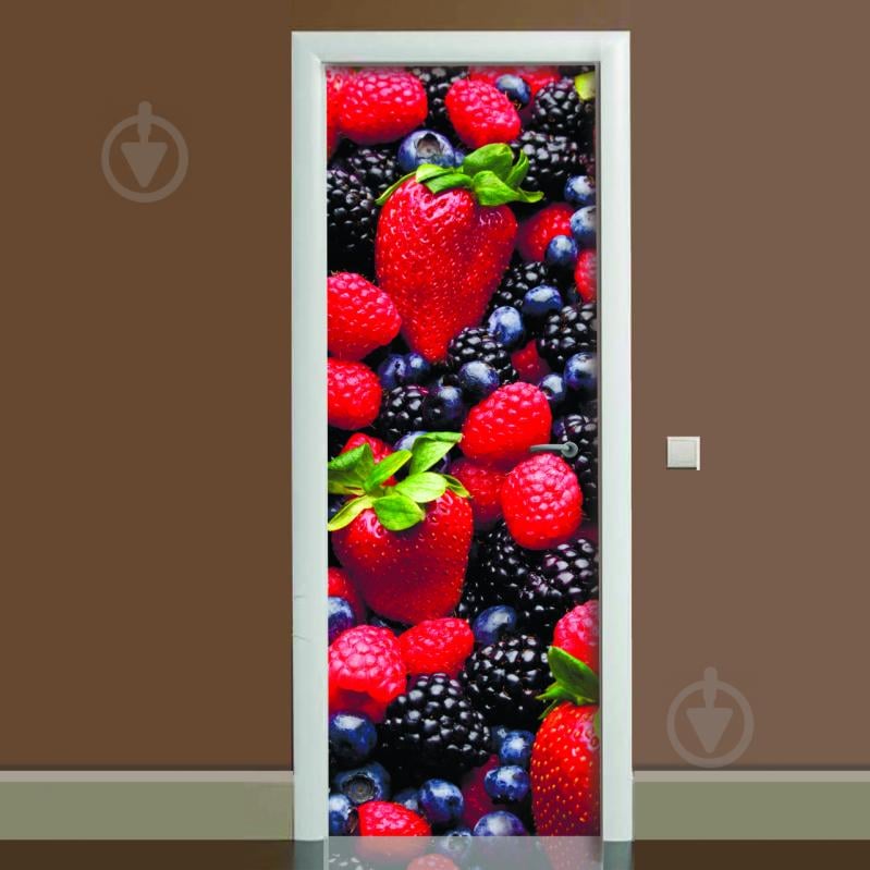 Наклейка на дверь Zatarga Лесная ягода 650х2000 мм (Z180053 dv)