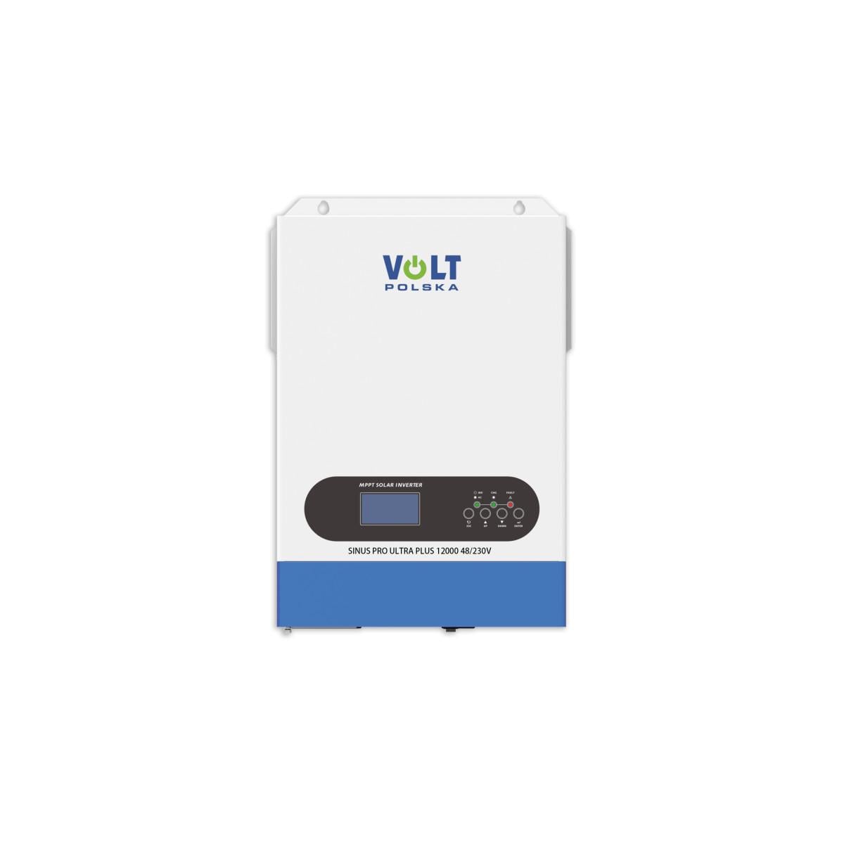 Інвертор сонячний гібридний Volt Polska Sinus Pro Ultra Plus 12000 (3SSS620048) Інвертор сонячний гібридний Volt Polska Sinus Pro Ultra Plus 12000 (3SSS620048)
