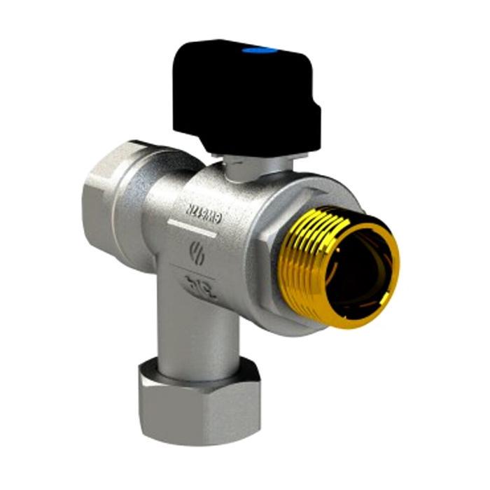 Кран шаровой угловой котловый Arco с накидной гайкой НВ 3/4" (24851059)