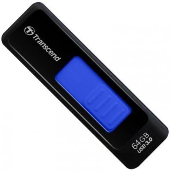 Флеш-пам'ять Transcend JetFlash 760 64 Gb USB 3.1 Чорний (583330) - фото 1