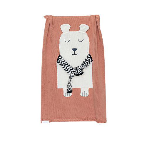 Плед детский Bear Терракотовый (Lam1089)