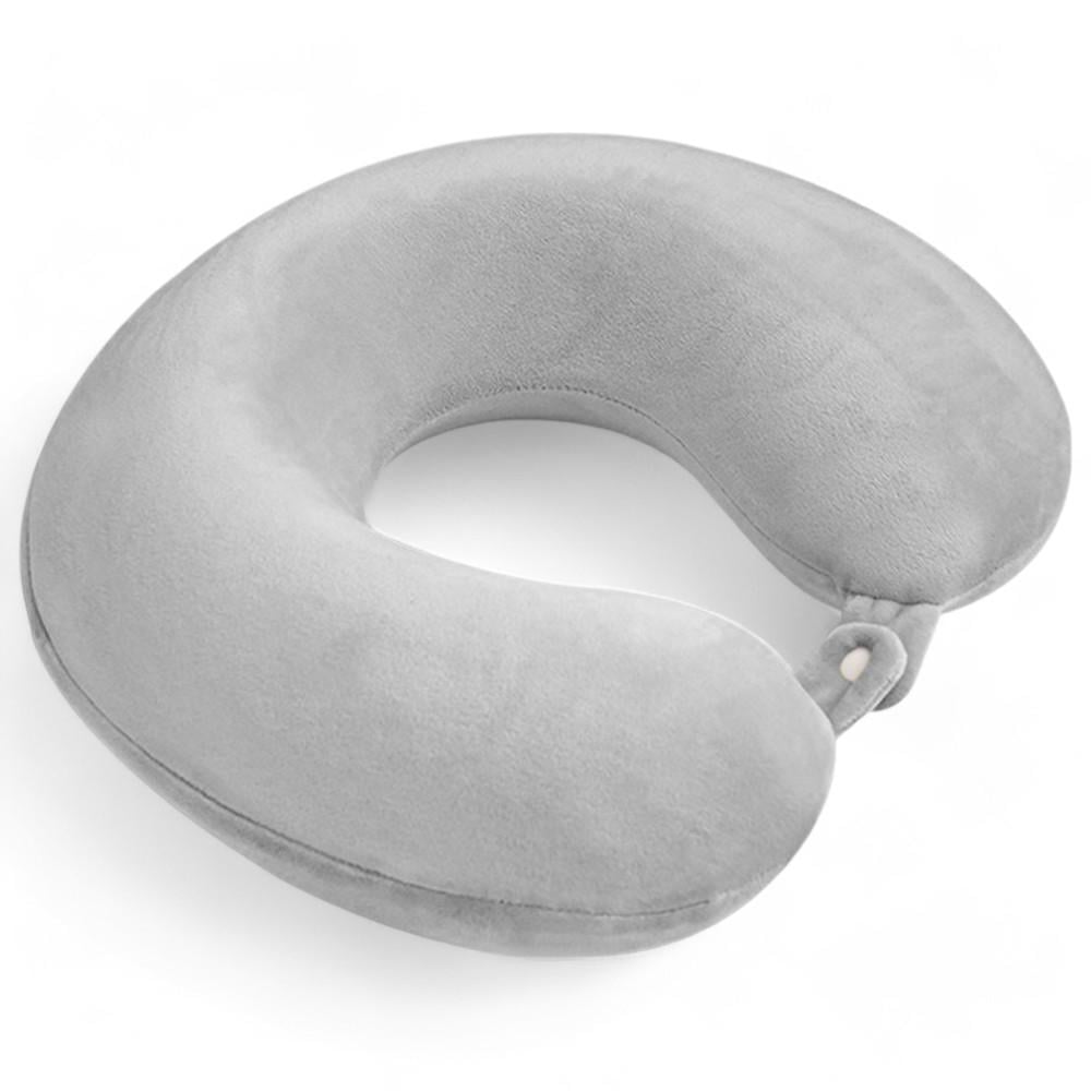 Подушка для путешествий ортопедическая Monochrome 30x25 см Серый