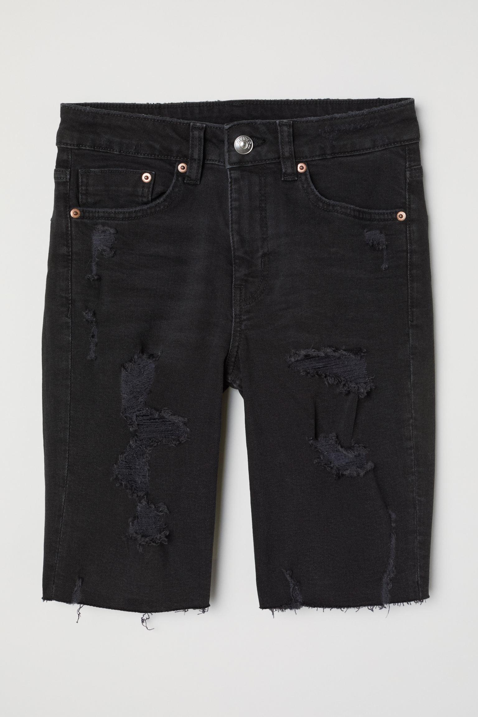 Шорты джинсовые р. 36 Черный вымытый (5956867dlog)