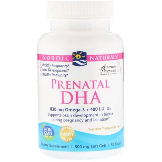 Омега 3 Nordic Naturals Prenatal DHA 500 мг 90 Soft Gels (NOR-01741)