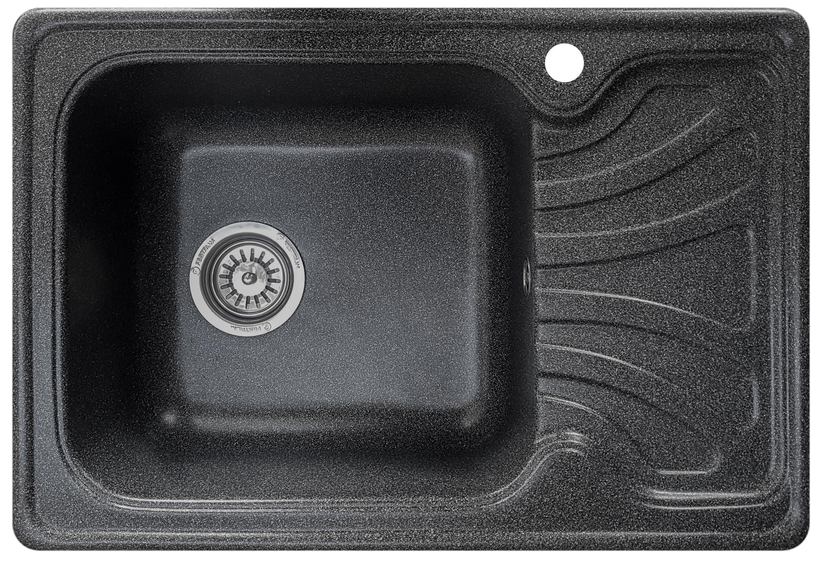 Мойка кухонная Kva-kva K10R 640x440 мм Графит