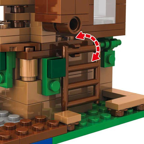 Конструктор minecraft база Стіва з фігурками 178 деталей (625) - фото 3 Конструктор minecraft база Стіва з фігурками 178 деталей (625) - фото 3