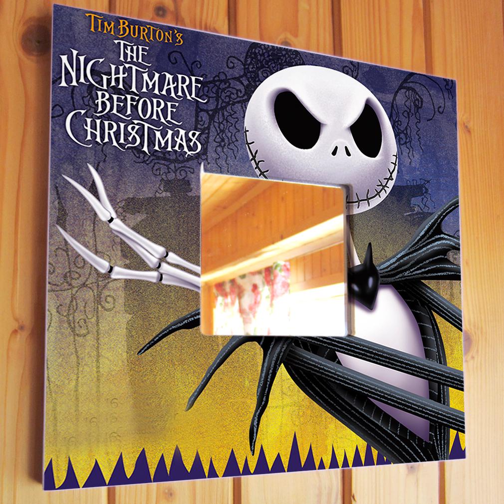Зеркало декоративное Мультфильм "The Nightmare Before Christmas" 260х260 мм (M03492)