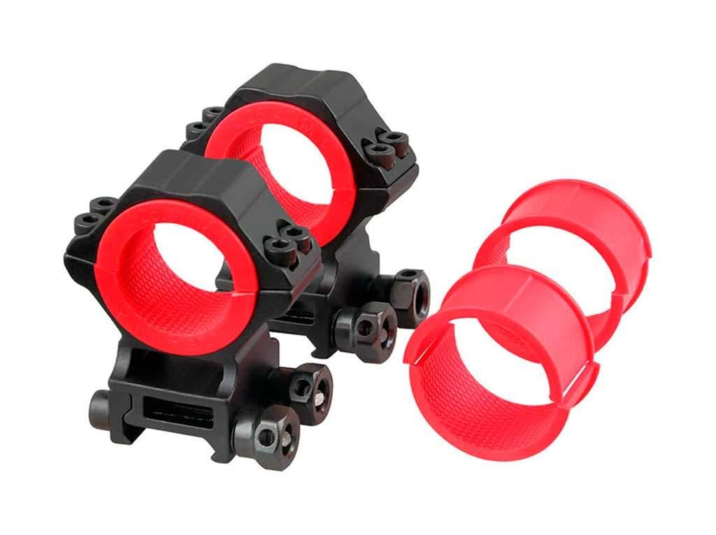 Крепления-кольца Discovery Optics на планку Picatinny высокие 25,4/30/34 мм (zbZ7.2.23.004) - фото 3