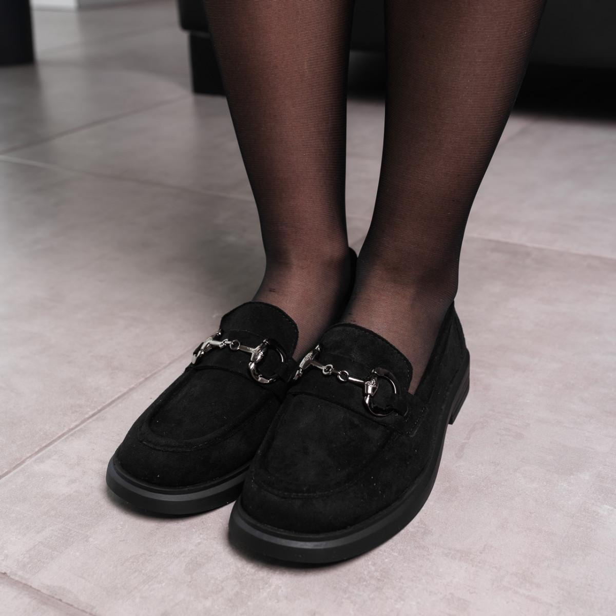 Лоферы женские Fashion р. 40 25,5 см Черный (3569)