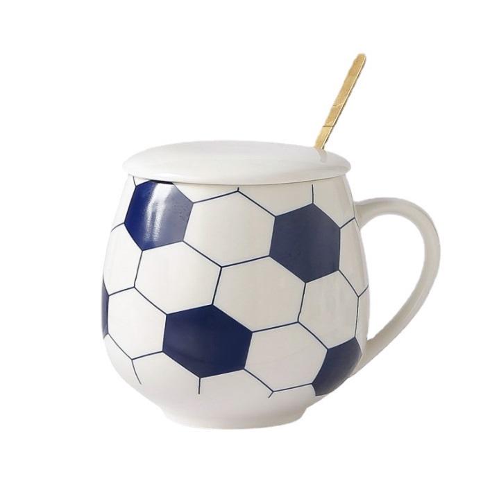 Чашка із кришкою та ложкою 14628 400 мл Синій (4981803)