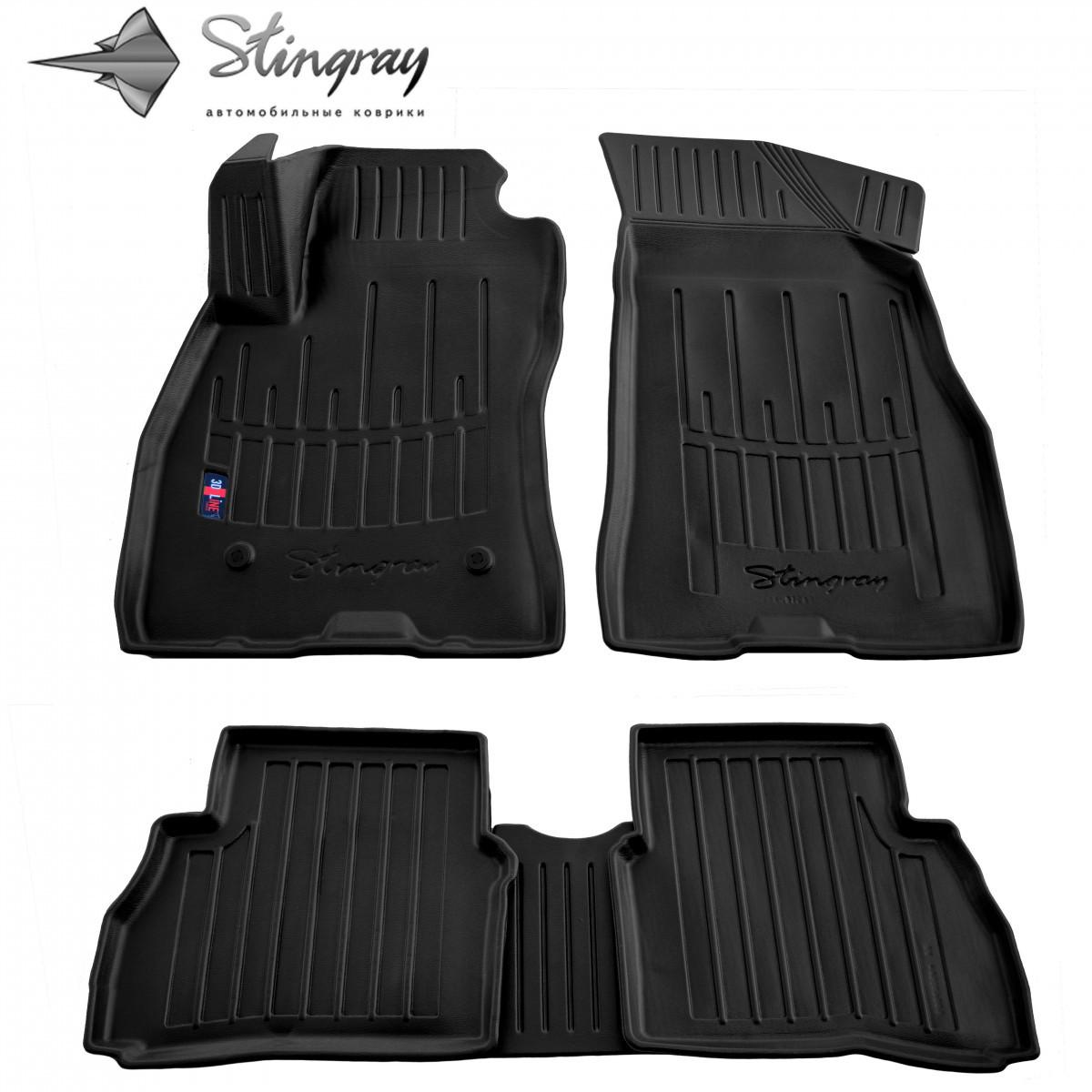 Коврики в салон Stingray для Fiat Doblo/Opel Combo полиуретан 5 шт. Черный (11526783)