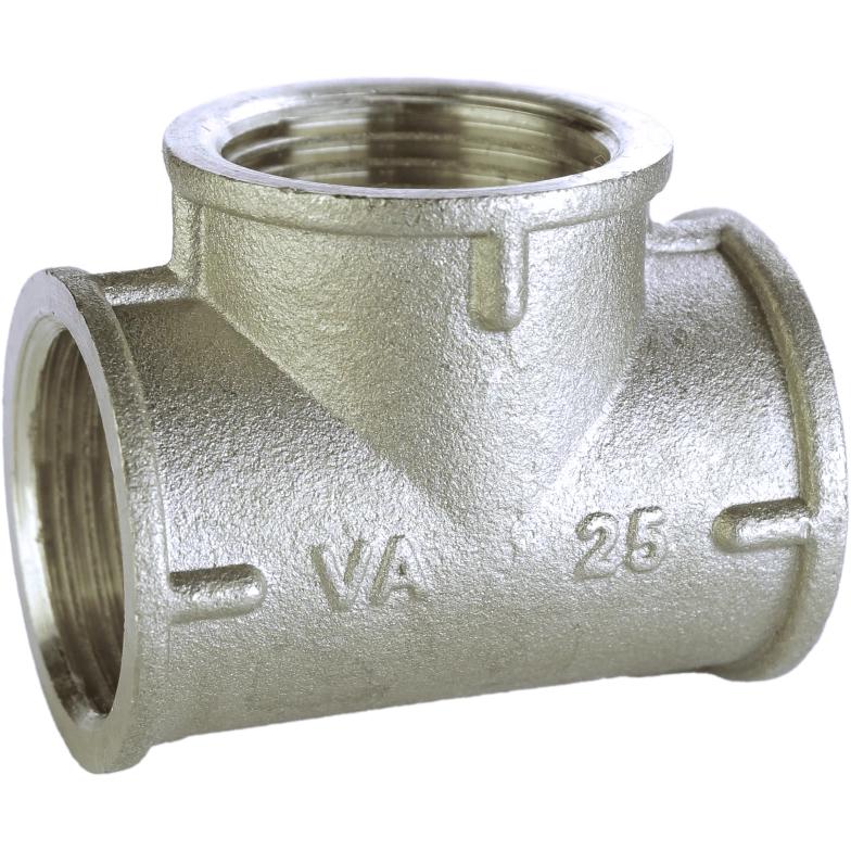 Тройник VA А0218А никелированный 1х1х1" (000025106)