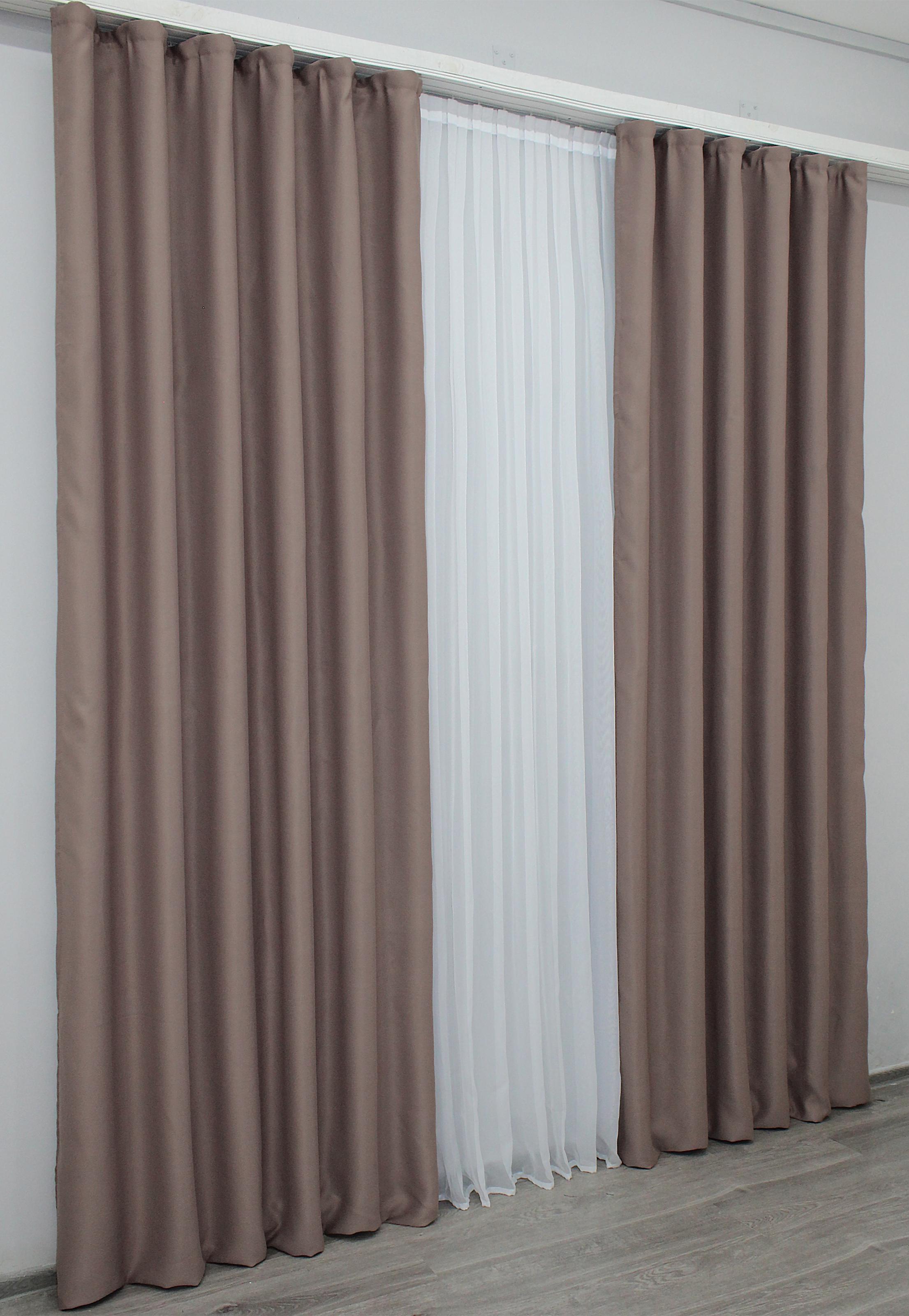 Комплект штор VR-Textil Midnight № 1224ш блекаут 150х290 см 2 шт. Темно-пудровий (33-0068) - фото 5 Комплект штор VR-Textil Midnight № 1224ш блекаут 150х290 см 2 шт. Темно-пудровий (33-0068) - фото 5