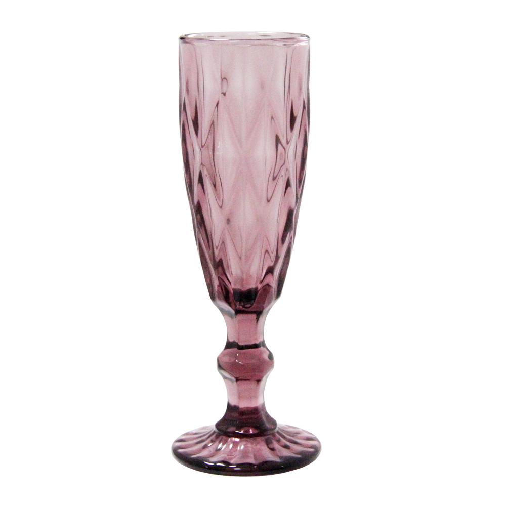 Бокал для шампанского Изумруд 150 мл Розовый (01153)