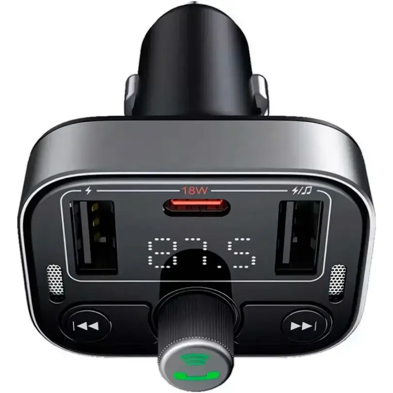 FM-трансмітер BASEUS S-09 Pro Series Car FM Transmitter C10762200113-00 Black - фото 6