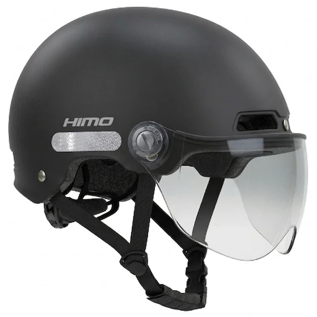 Шолом з візором HIMO Helmet E1 M/L 57-61 см Black