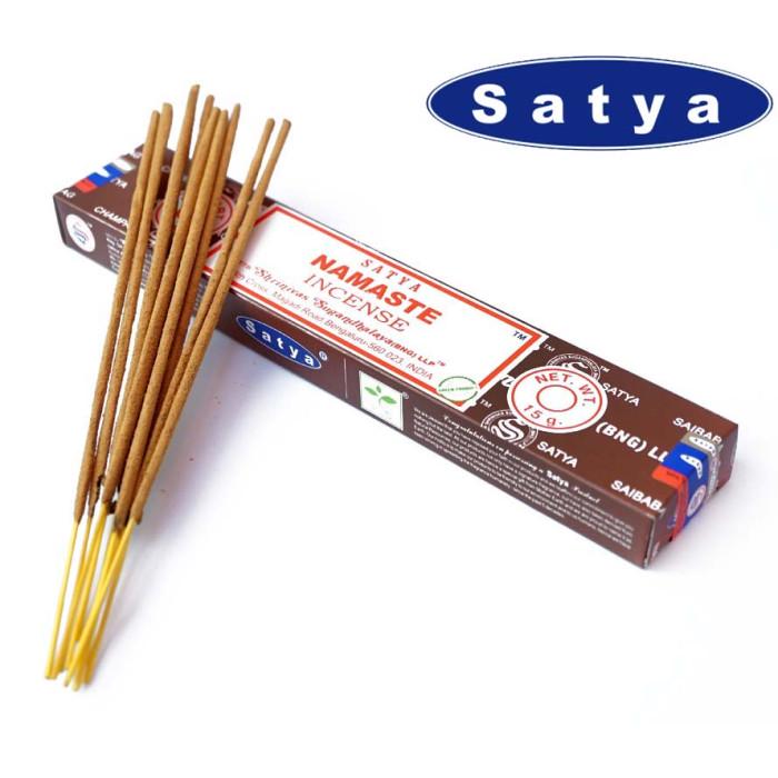 Аромапалочки Satya Namaste Намасте 15 г (9130915) - фото 2 Аромапалочки Satya Namaste Намасте 15 г (9130915) - фото 2