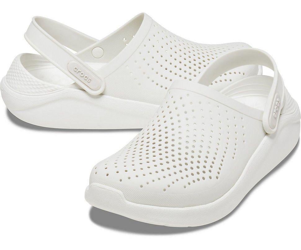 Сабо жіночі Crocs Literide Clog Almost White Білий (27790)