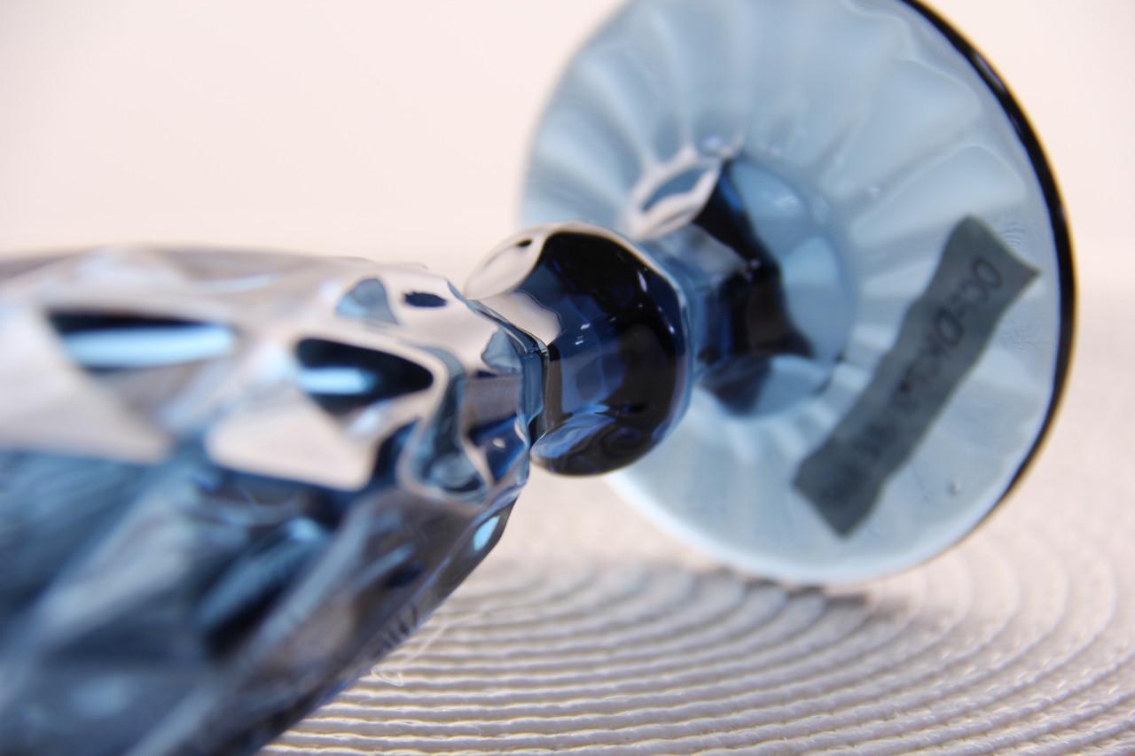 Бокал Изумруд для шампанского из цветного стекла 150 мл Синий (21-0719DL-B) - фото 8