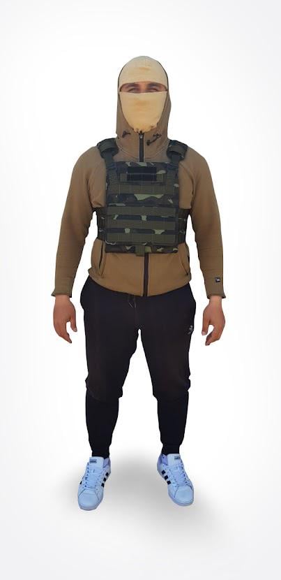 Бронежилет-плитоноска з плитами 4 клас 8х250х300 мм (7087289) - фото 2