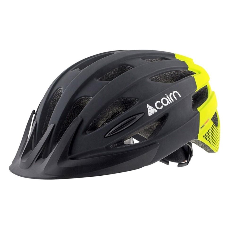 Шлем велосипедный Cairn Fusion Led Usb р. 51/55 Black/Yellow