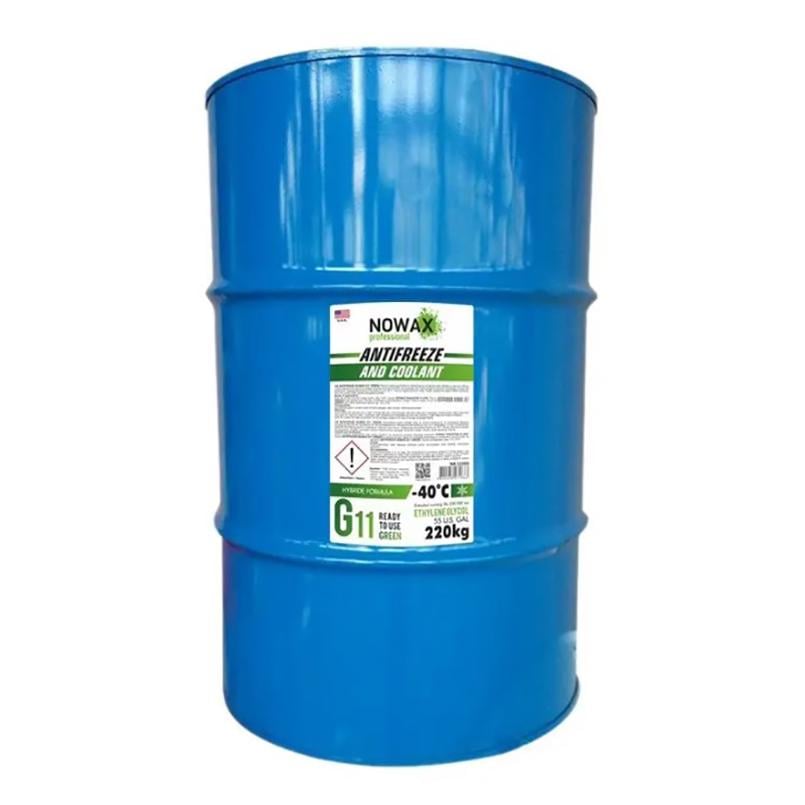 Антифриз NOWAX Концентрат G11 (зеленый) 220кг