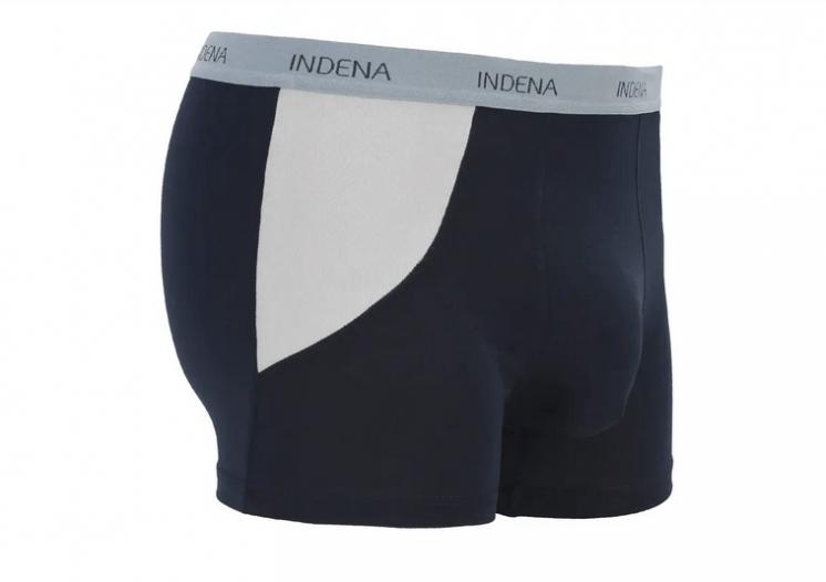 Мужские боксеры стрейчевые INDENA XL р. 46-48 2 шт. Темно-синий (81082)
