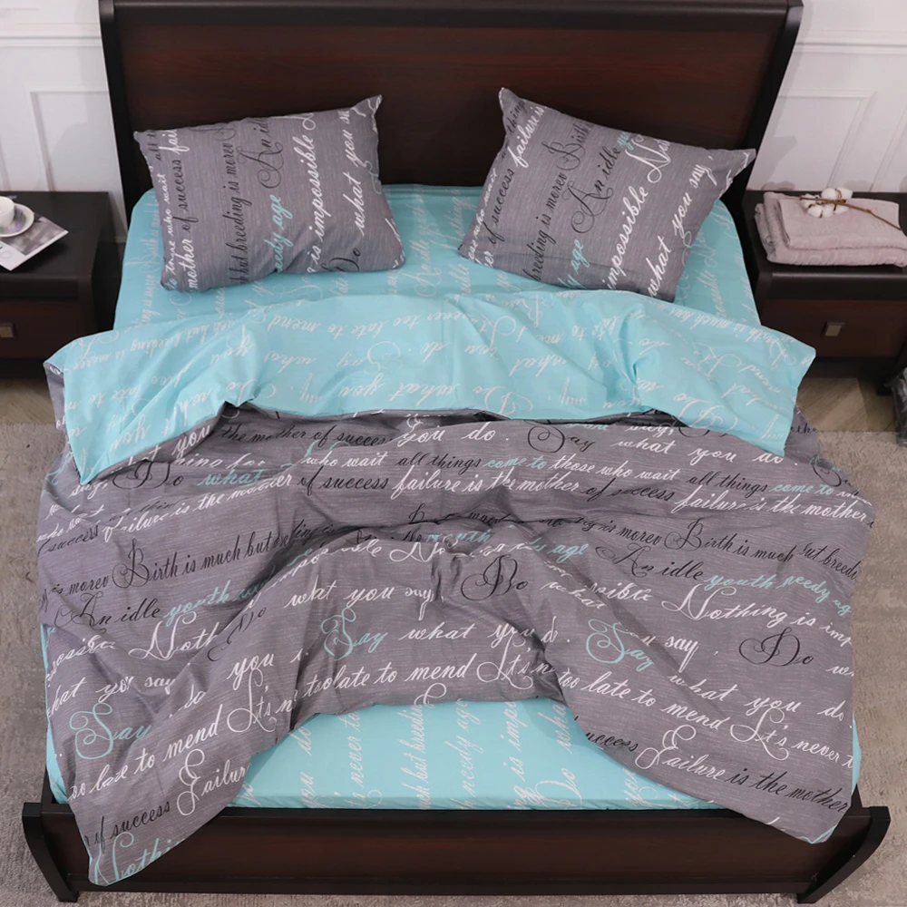 Комплект постільної білизни ТМ Черешенька із бязі Gold полуторний 150х220 cм (40147)