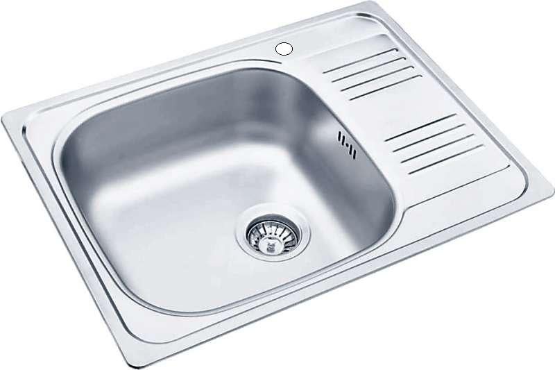 Мойка кухонная Ukinox GRP 652.503 GT 8K полированная и доска разделочная