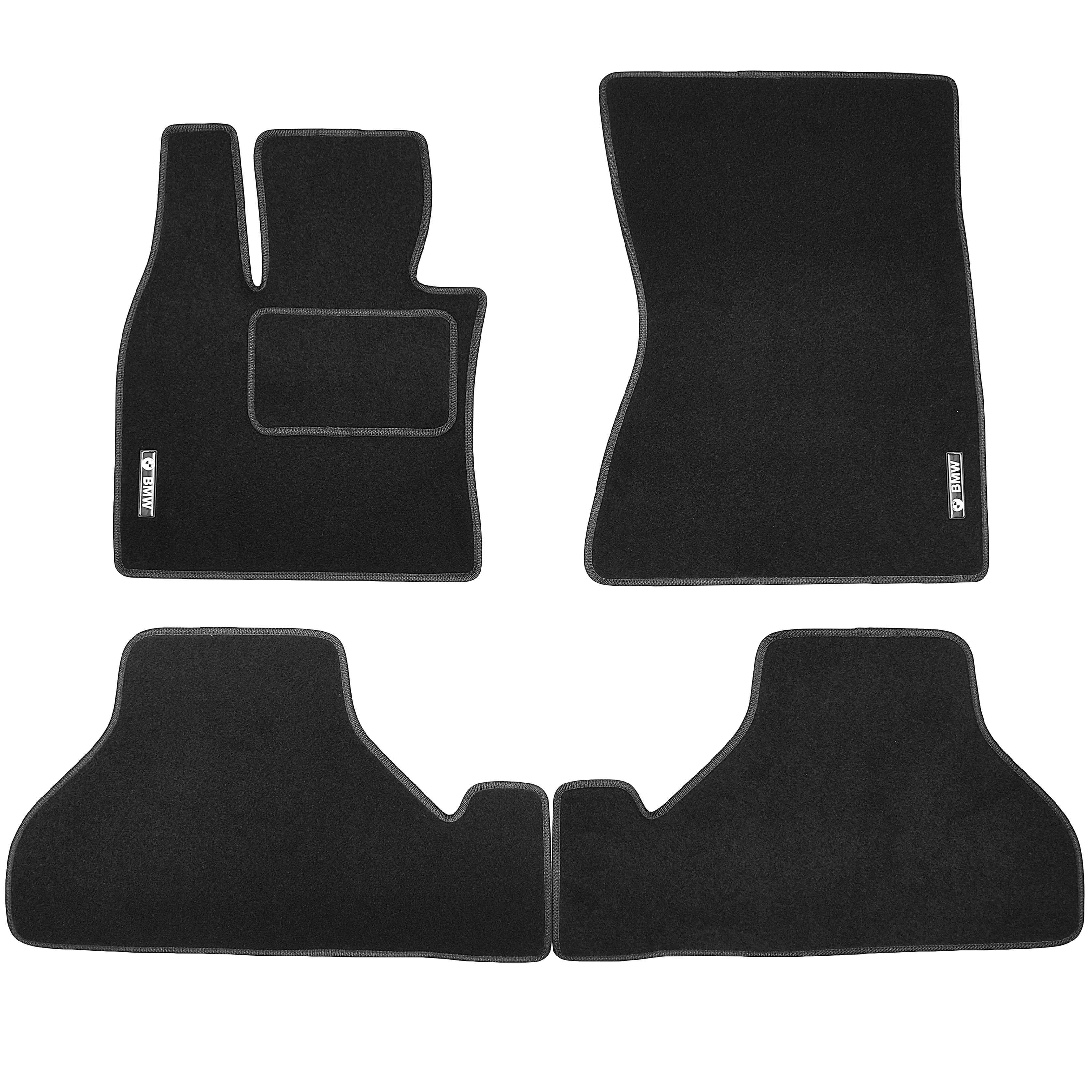Коврики в салон для BMW X6 E71 '08-14 текстильные Стандарт Черный