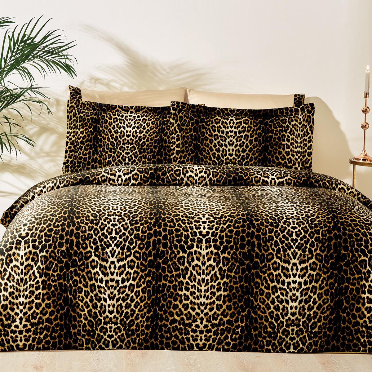 Постельное белье Tivolyo Home Leopar делюкссатин евро