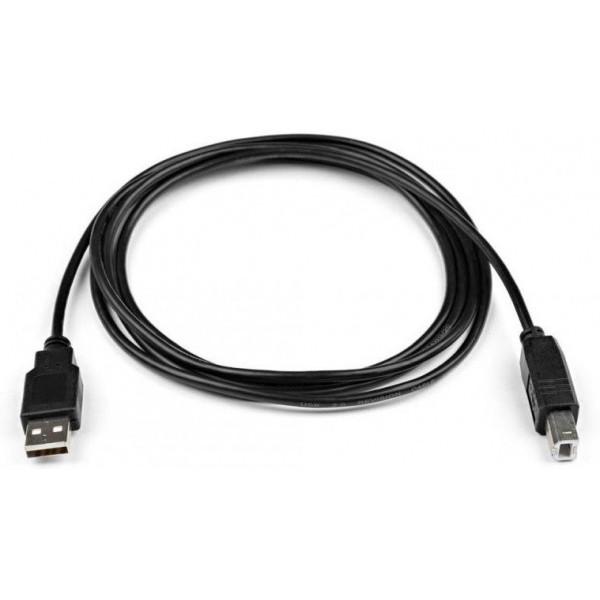 Кабель Vinga USB 2.0 AM/BM 1.8м (VCPDCAMBM1.8BK)