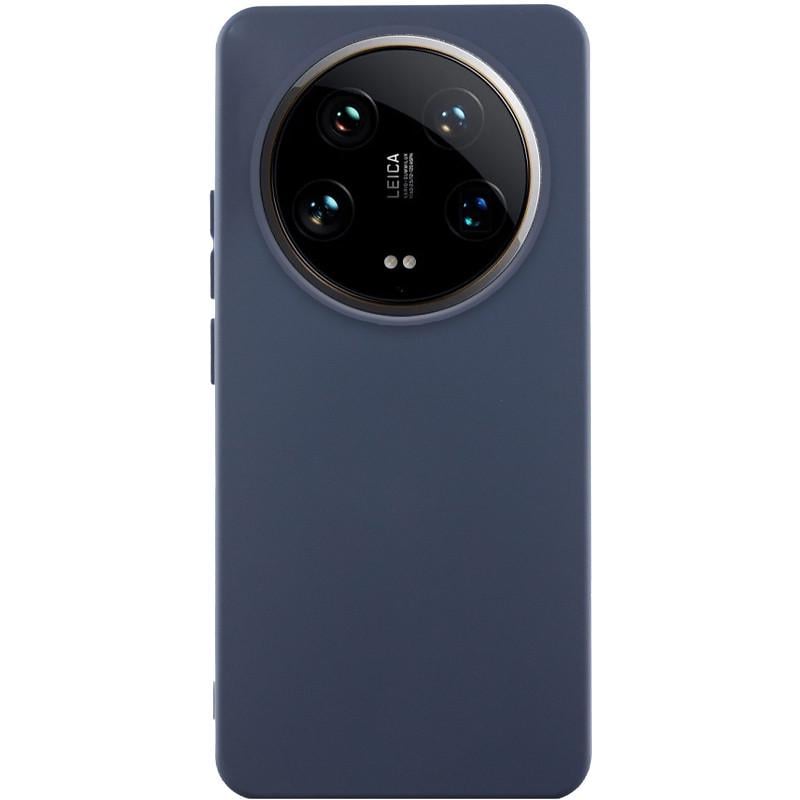 Противоударный Чехол Silicone Cover Lakshmi (AAA) для Xiaomi 14 Ultra Темно-синий/Madnight Blue