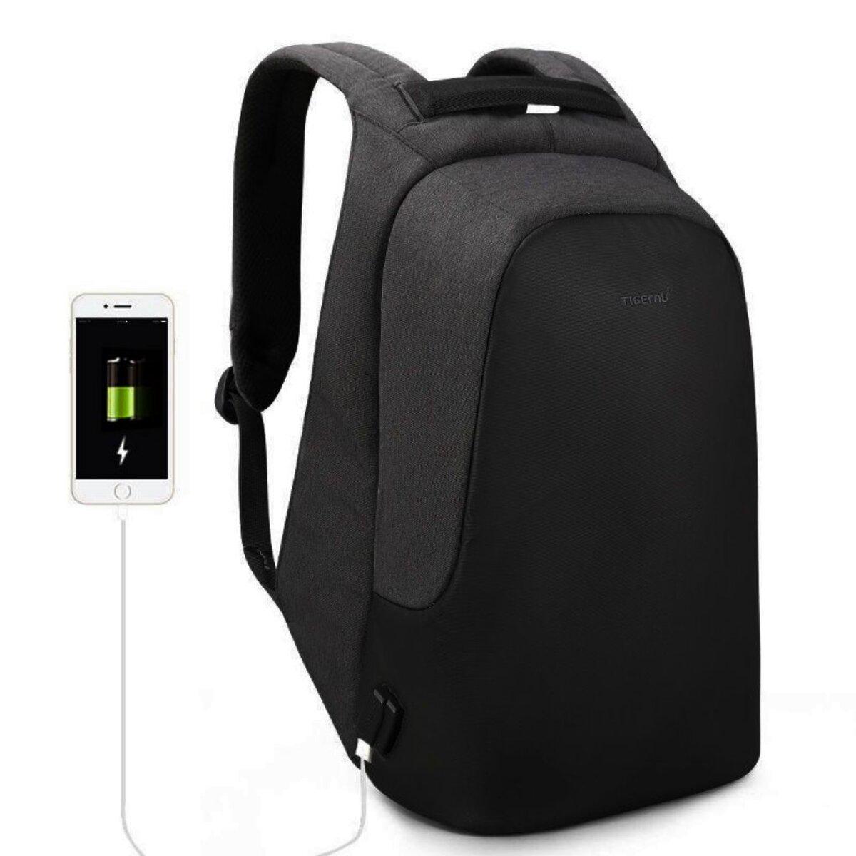 Городской рюкзак Tigernu T-B3615B 15,6" Black - фото 2 Городской рюкзак Tigernu T-B3615B 15,6" Black - фото 2