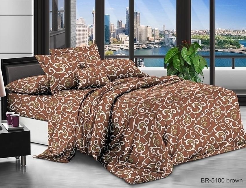 Комплект постельного белья TAGtekstil евро наволочки 50x70 см (BR5400 brown) Комплект постельного белья TAGtekstil евро наволочки 50x70 см (BR5400 brown)