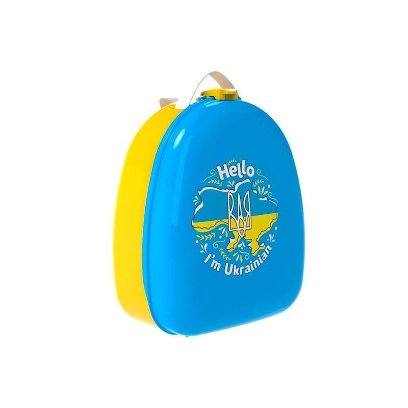 Рюкзак ТехноК 8379 пластиковый 27 см Blue/Yellow (28573287)