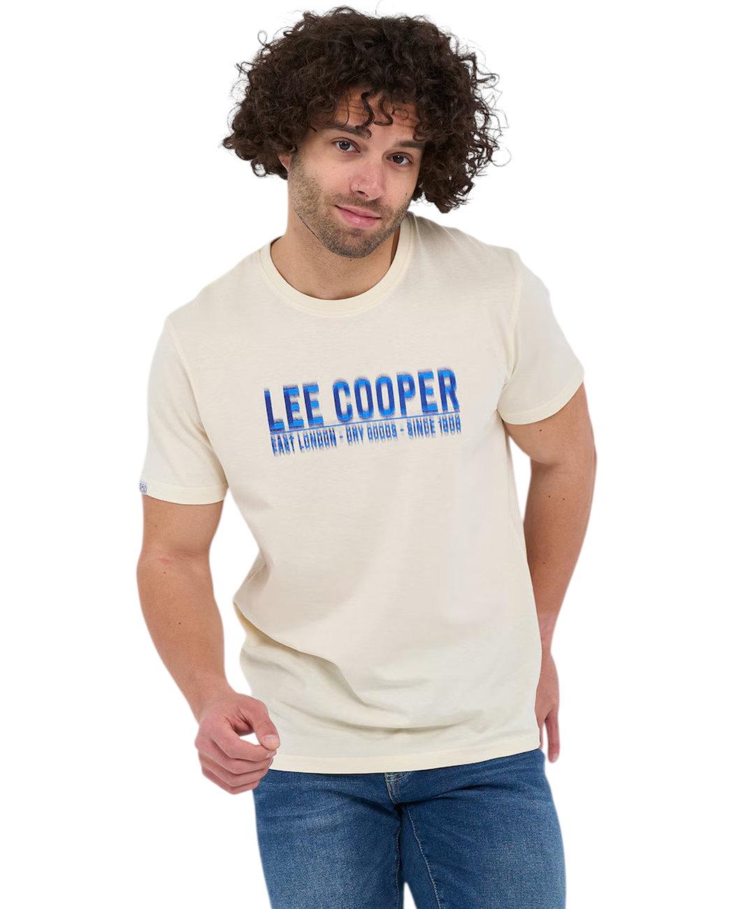 ᐉ Футболка мужская Lee Cooper 10196564.0108 XL Кремовый