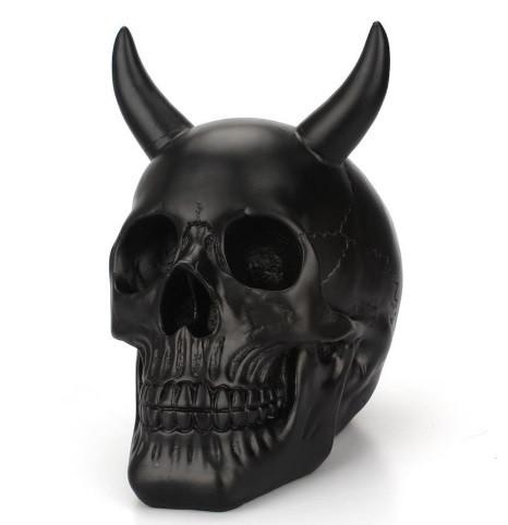 Фигурка декоративнная RESTEQ Череп с рогами 19x11,5 см Черный (VA-807395289) Фигурка декоративнная RESTEQ Череп с рогами 19x11,5 см Черный (VA-807395289)