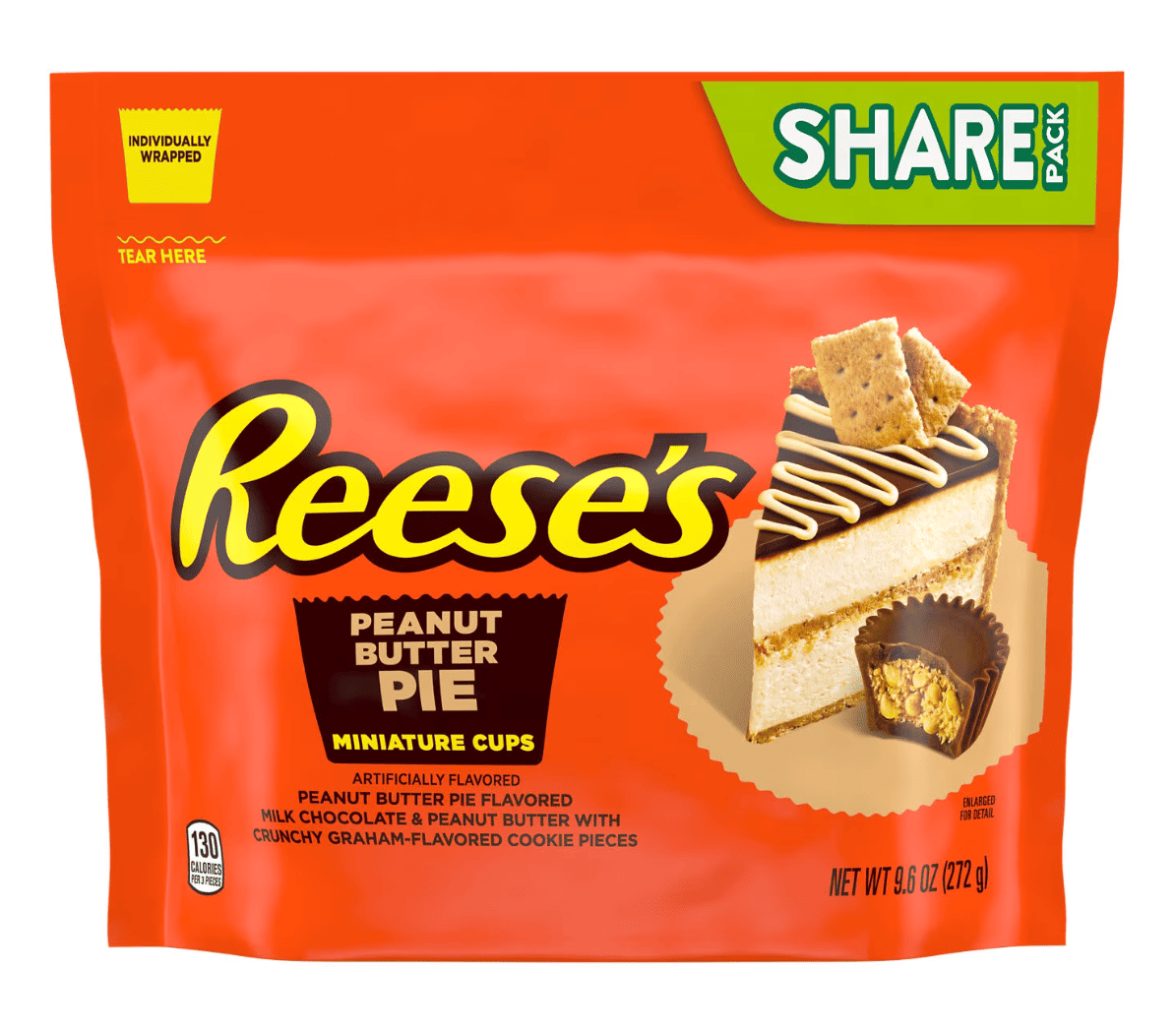 Цукерки Reese's Peanut Butter Pie Miniature Cups 272 г