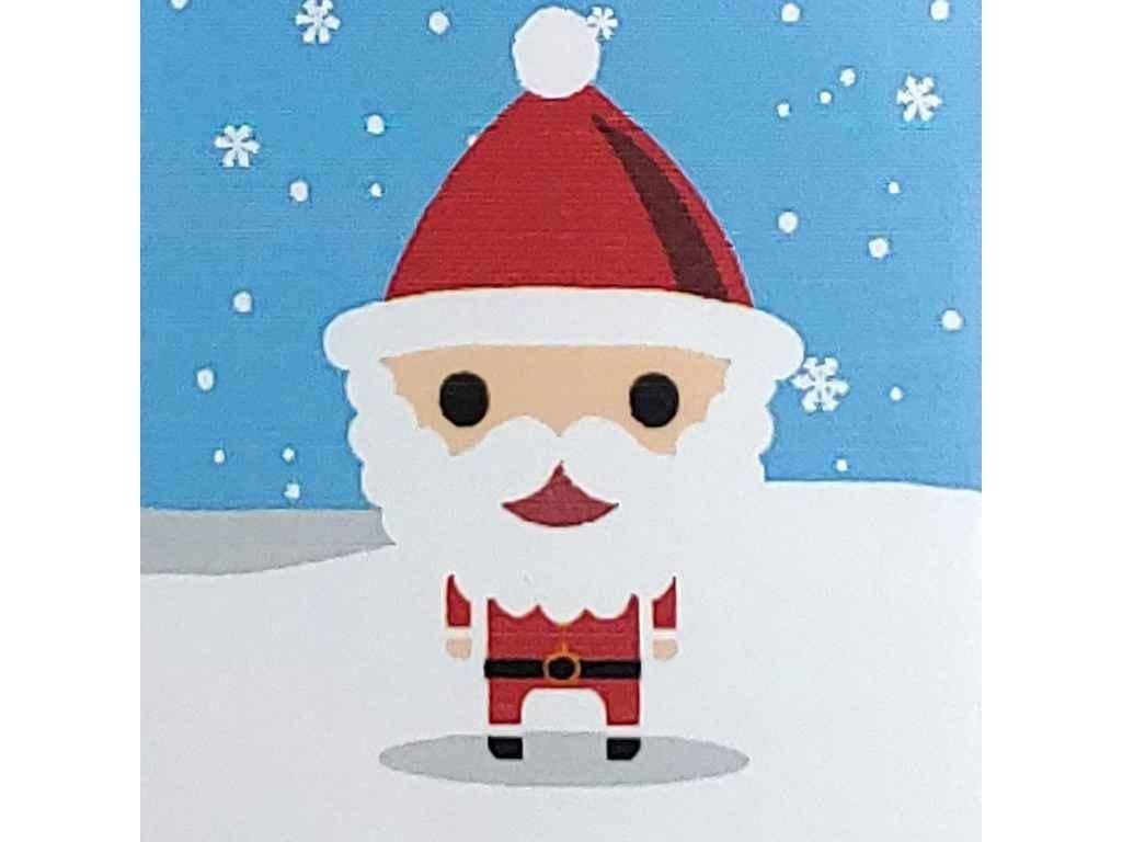 Картина по номерам Strateg Санта Клаус 20х20 см (НН5122)