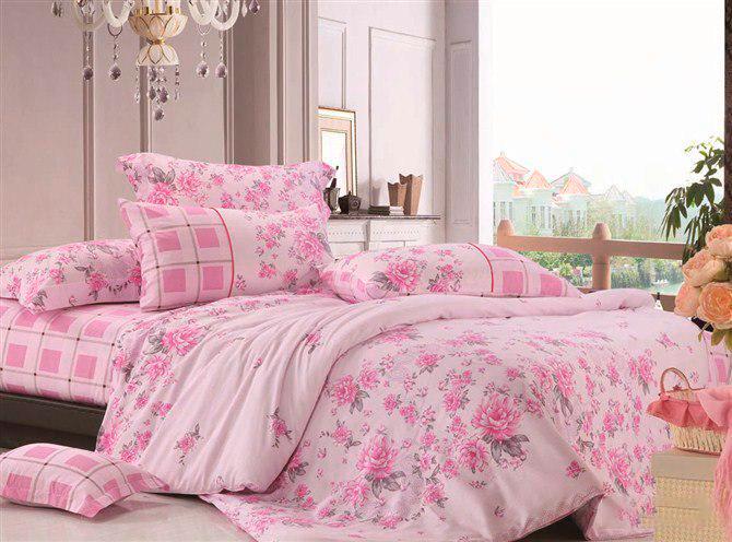 Постельное белье Zastelli Романтичность XTE6483 6484 сатин евро 200х220 см (09505)