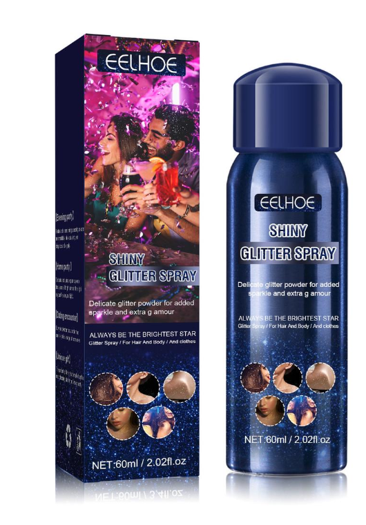 Глитер-спрей для лица/волос и тела Eelhoe 60 мл