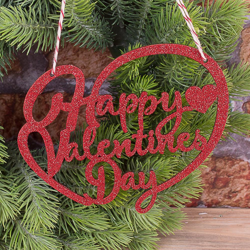 Подвеска Happy Valentines Day Красный (4899)