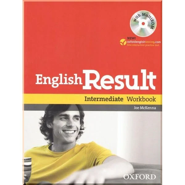 Рабочая тетрадь English Result Intermediate Workbook with answer key booklet and MultiROM