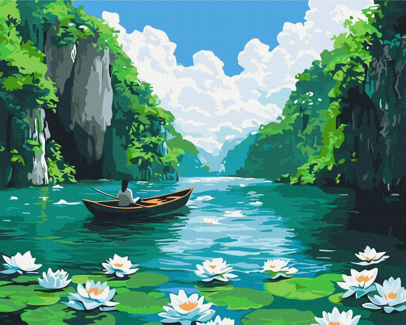 Картина по номерам Brushme Там где спокойствие 40x50 см (BS54240)