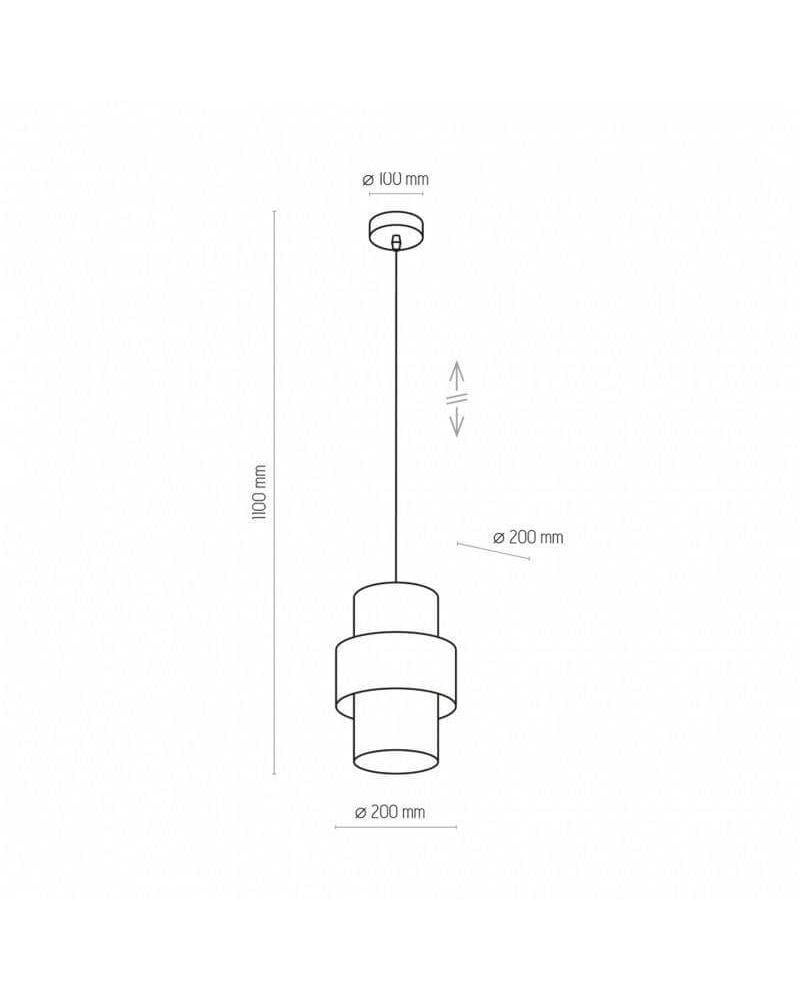 Подвесной светильник TK Lighting Calisto (4377) - фото 2