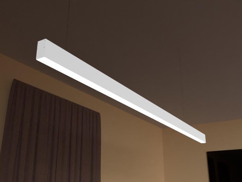 Светильник светодиодный подвесной линейный LEDUA N44-600 с внутренним драйвером 220V 21,6W 2160 Lm 4500К Белый (25313692) - фото 4 Светильник светодиодный подвесной линейный LEDUA N44-600 с внутренним драйвером 220V 21,6W 2160 Lm 4500К Белый (25313692) - фото 4